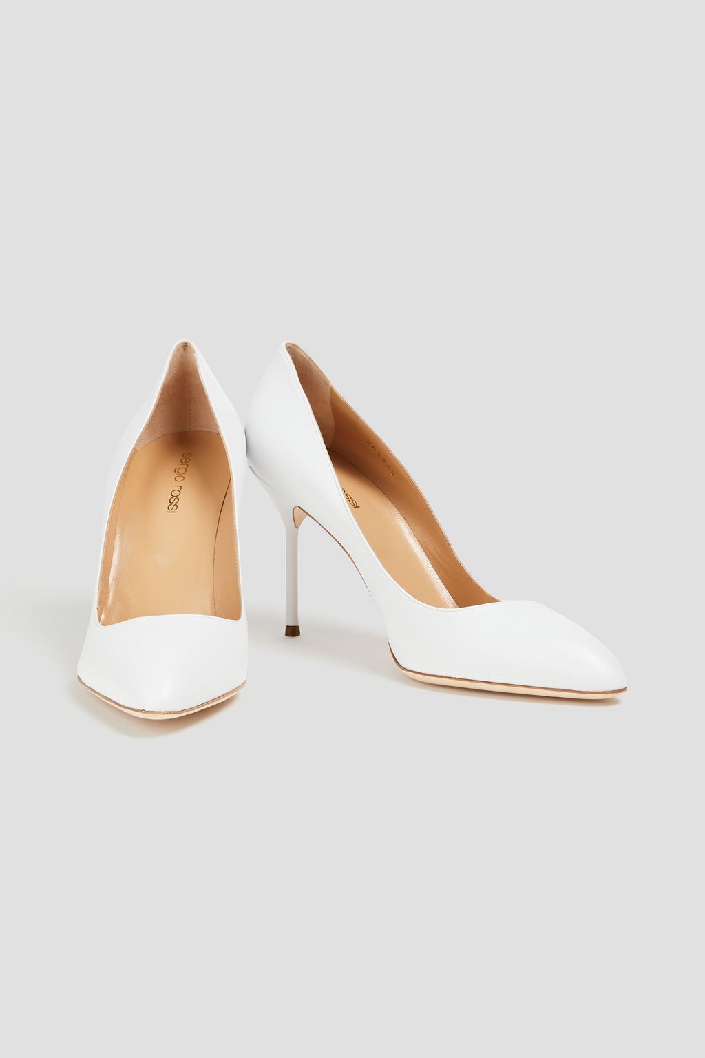 SERGIO ROSSI Chichi leather pumps