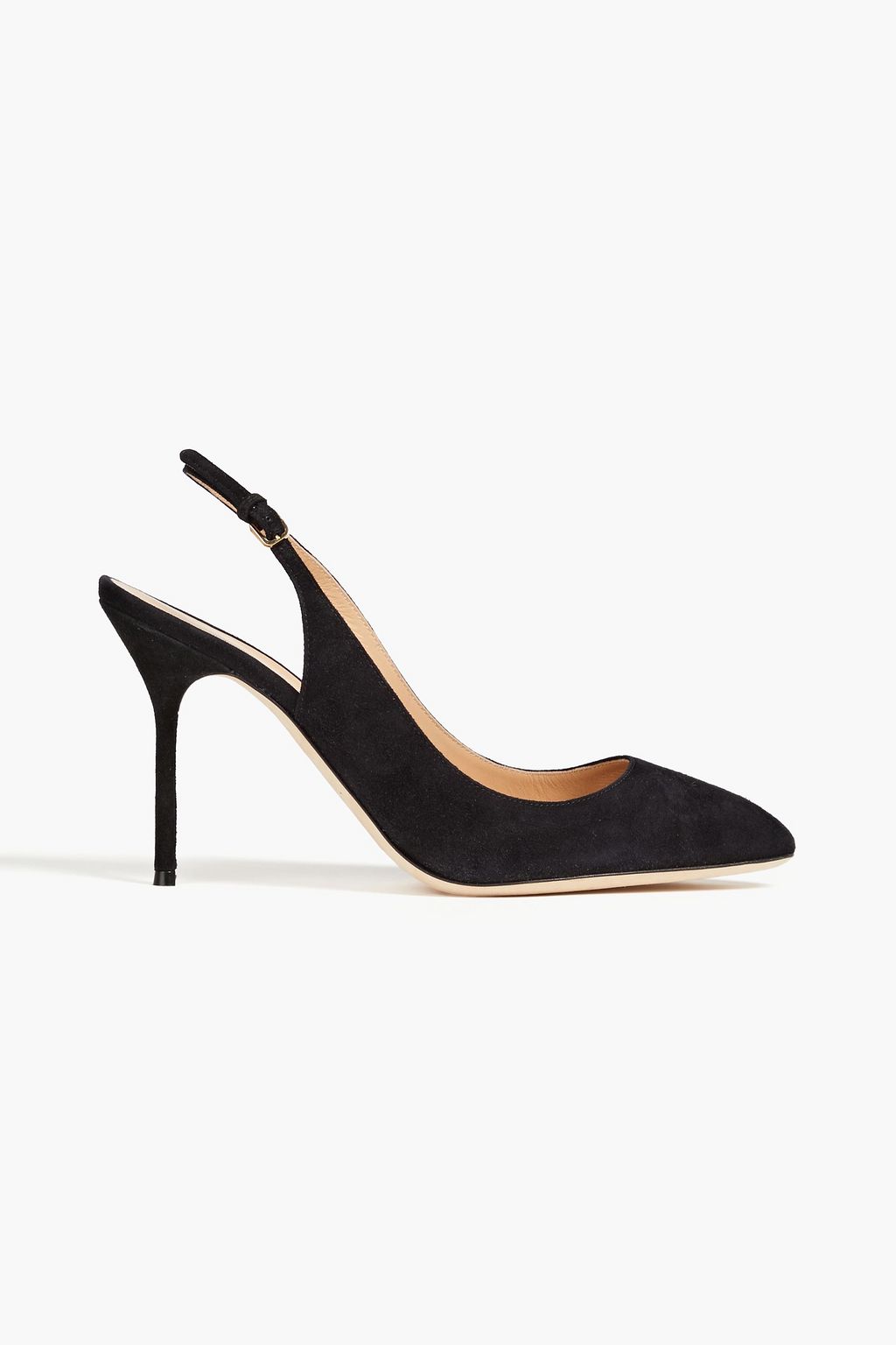 SERGIO ROSSI Chichi suede slingback pumps | THE OUTNET