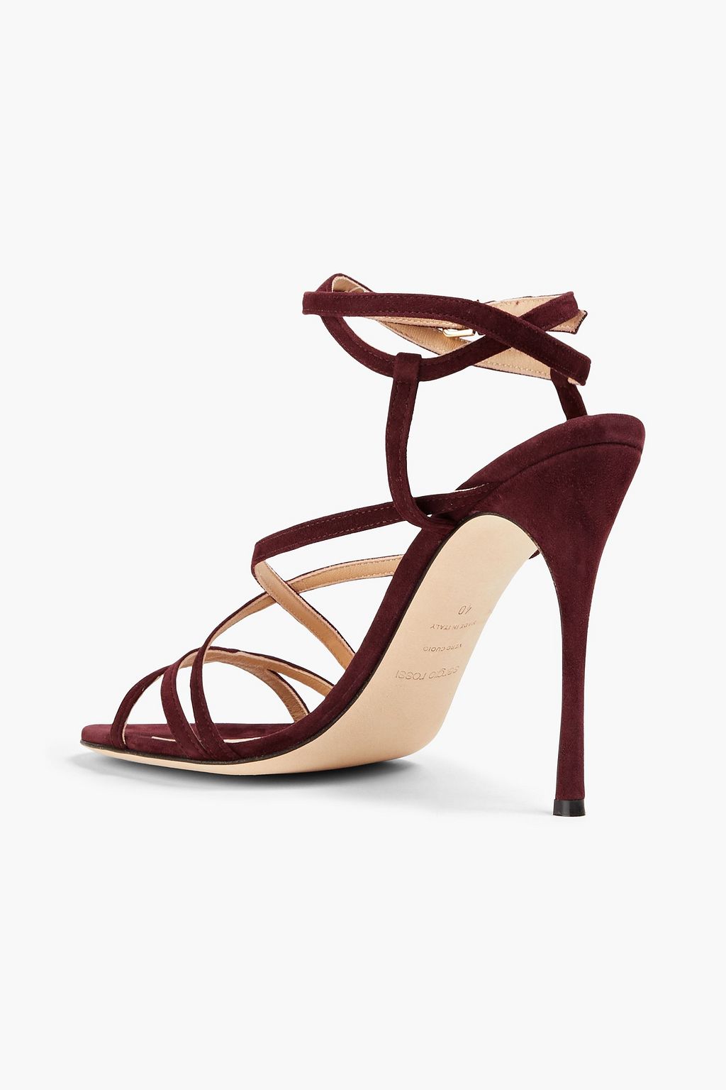 SERGIO ROSSI Bon Ton suede sandals
