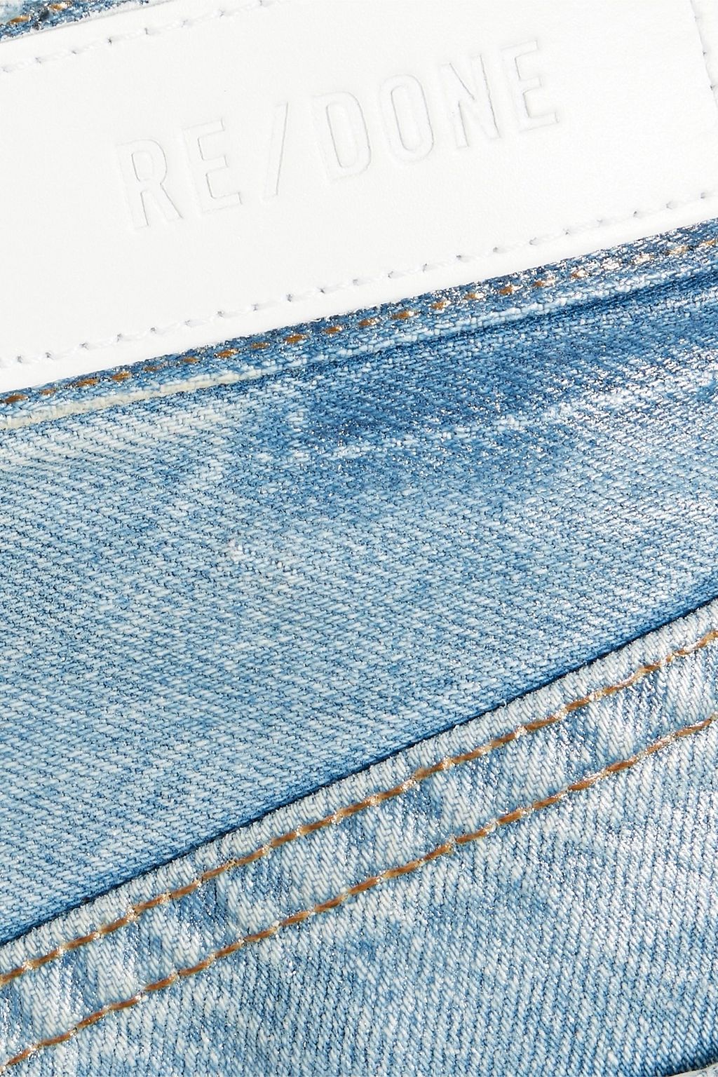 RE/DONE 90s distressed high-rise straight-leg jeans