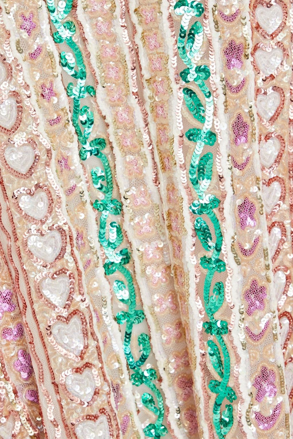 VALENTINO GARAVANI Minikleid aus Tüll mit Pailletten
