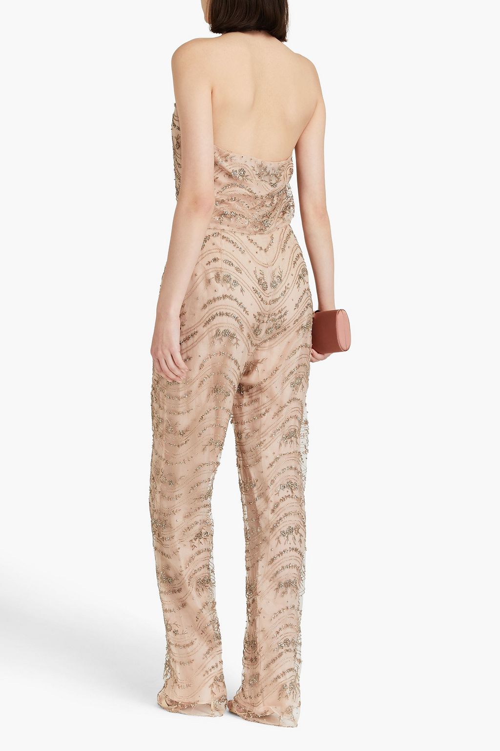 VALENTINO GARAVANI Embellished tulle jumpsuit