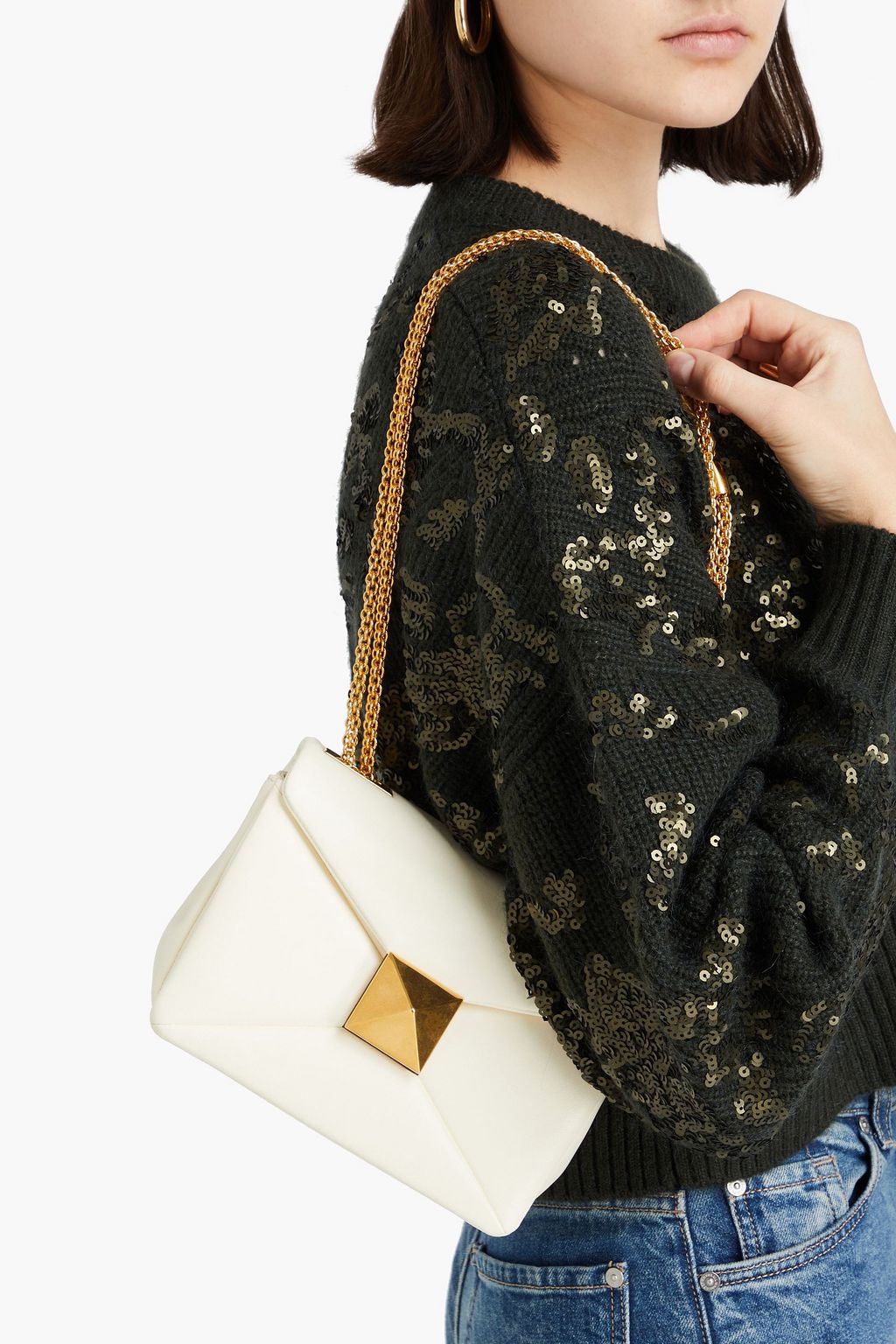 VALENTINO GARAVANI One Stud leather shoulder bag