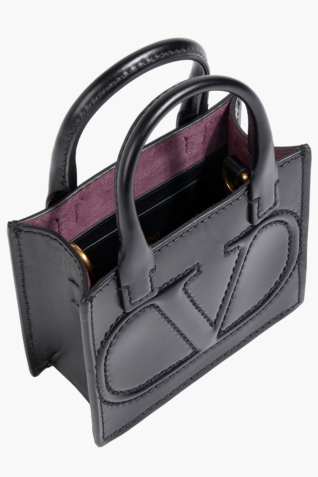VALENTINO GARAVANI VLOGO mini leather tote