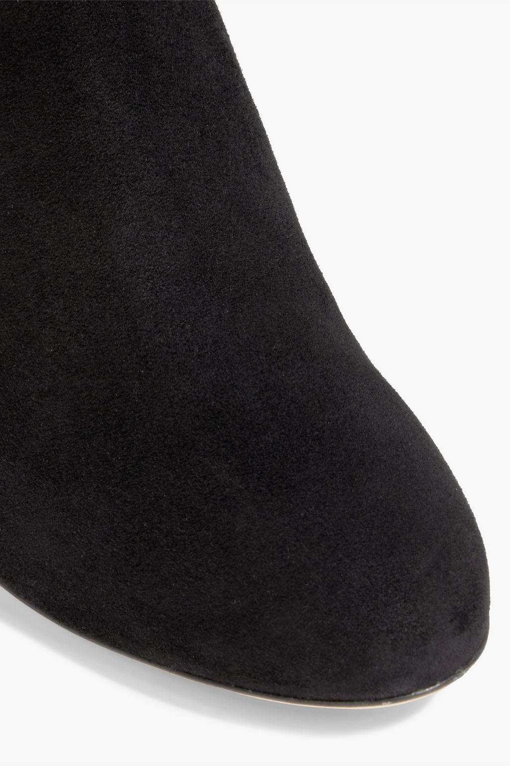 DOLCE&GABBANA Button-detailed suede knee boots