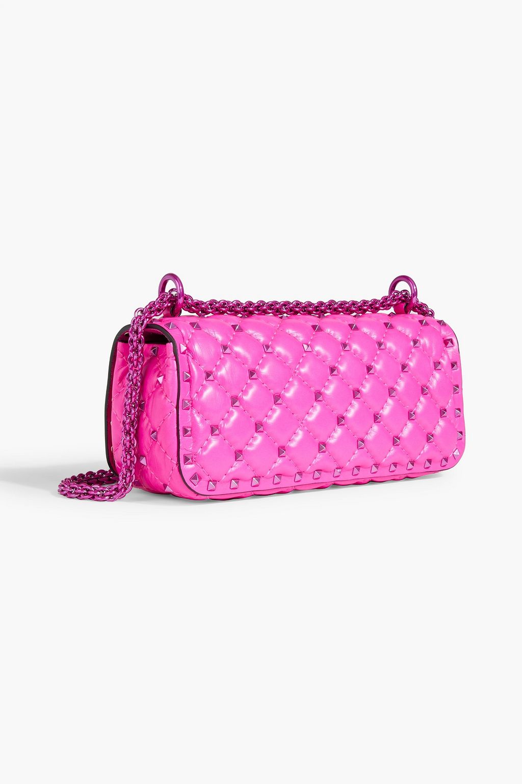 VALENTINO GARAVANI Rockstud Spike quilted leather shoulder bag