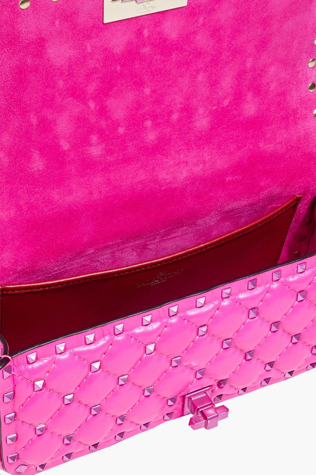 VALENTINO GARAVANI Rockstud Spike quilted leather shoulder bag
