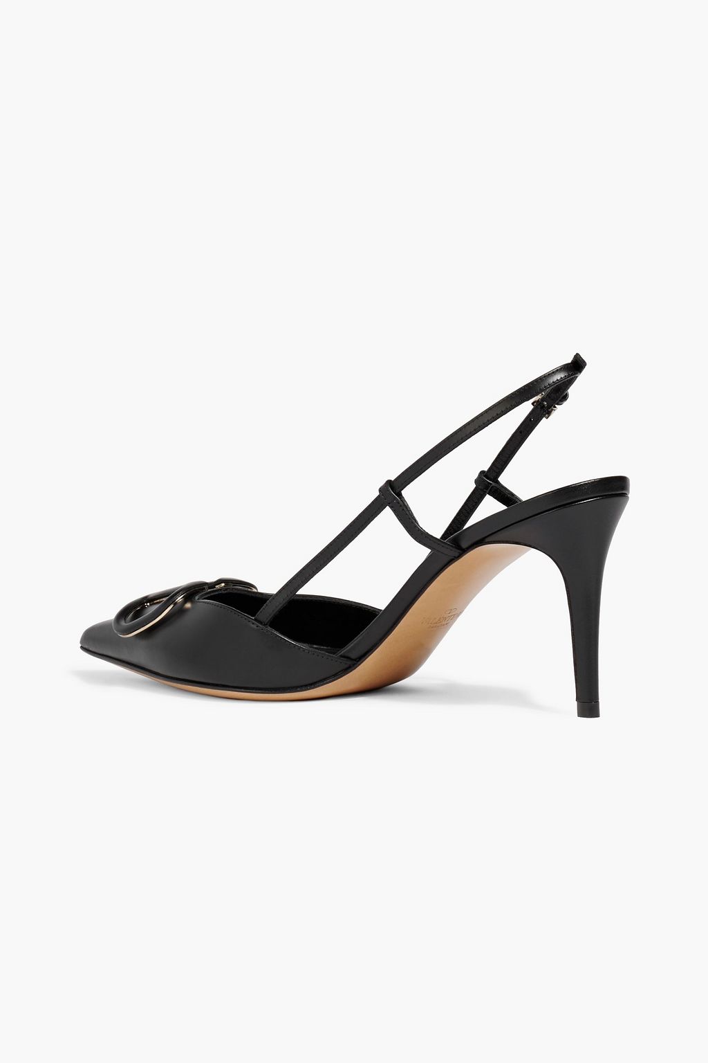 VALENTINO GARAVANI VLOGO leather slingback pumps