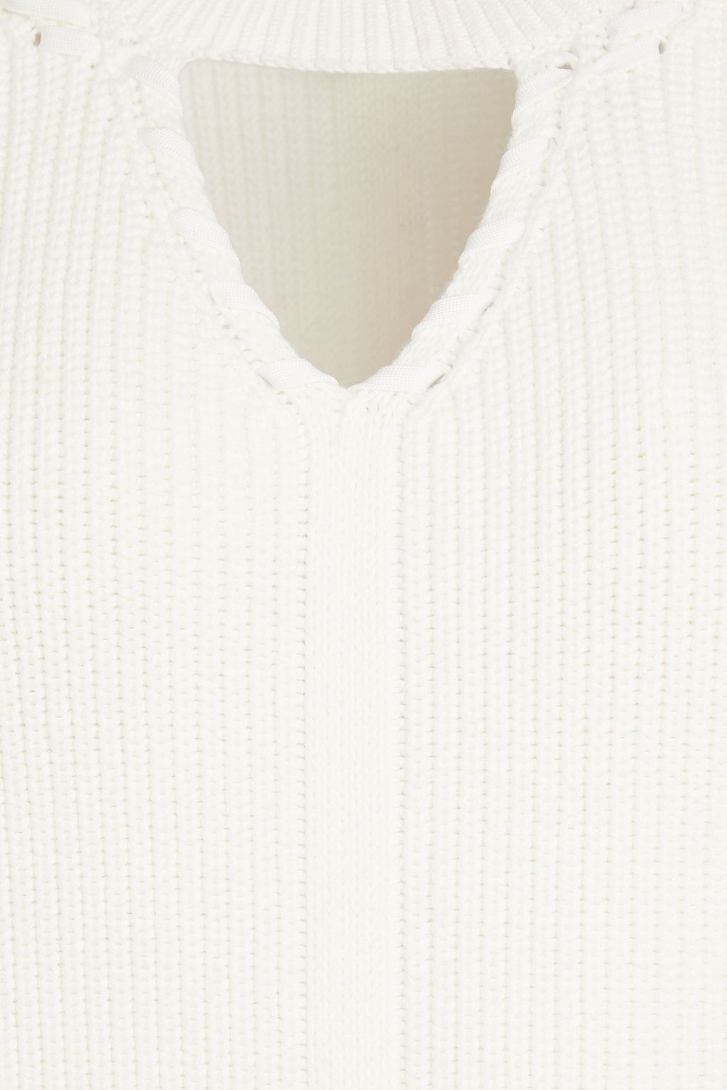 3.1 PHILLIP LIM Cutout ribbed cotton sweater