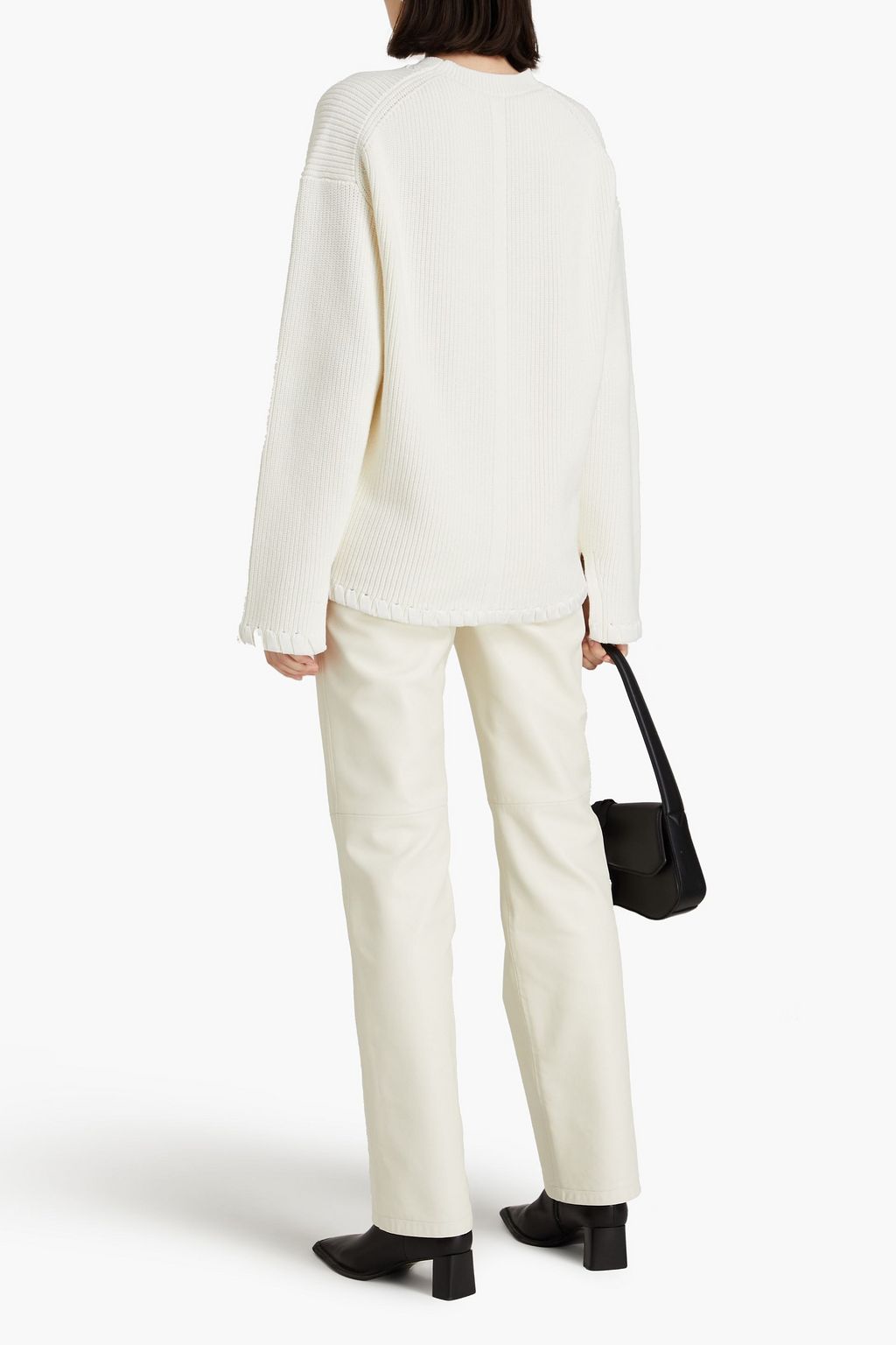 3.1 PHILLIP LIM Cutout ribbed cotton sweater