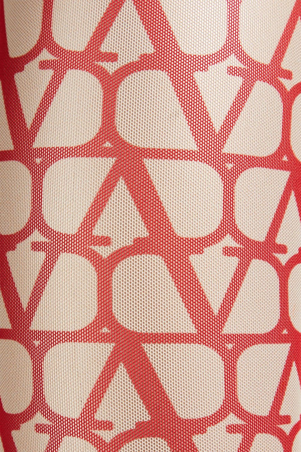 VALENTINO GARAVANI Logo-print stretch-mesh tights