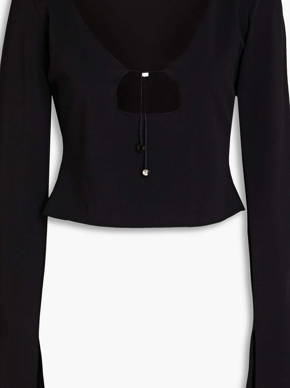 solaris cutout jersey top