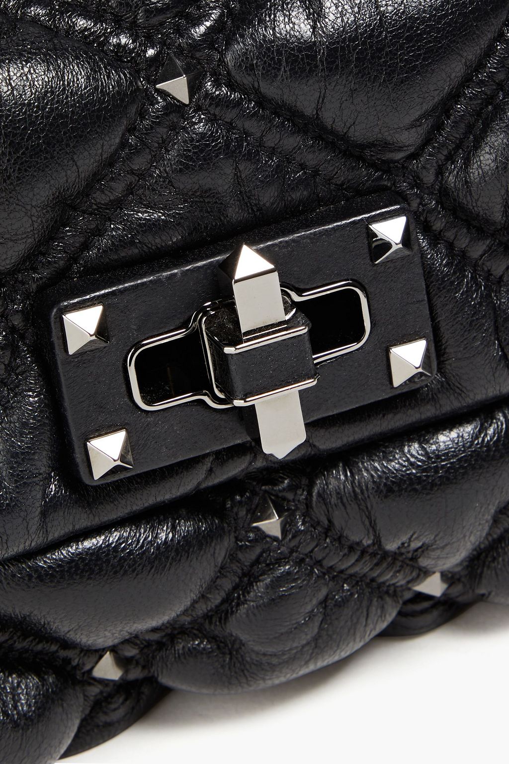 VALENTINO GARAVANI Rockstud Spike quilted leather cross-body bag