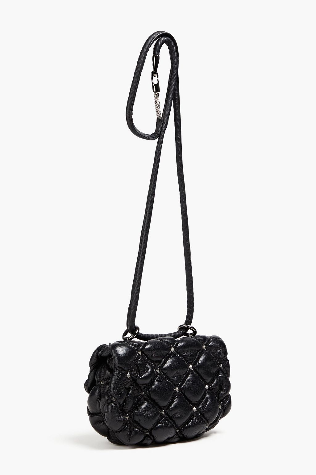 VALENTINO GARAVANI Rockstud Spike quilted leather cross-body bag