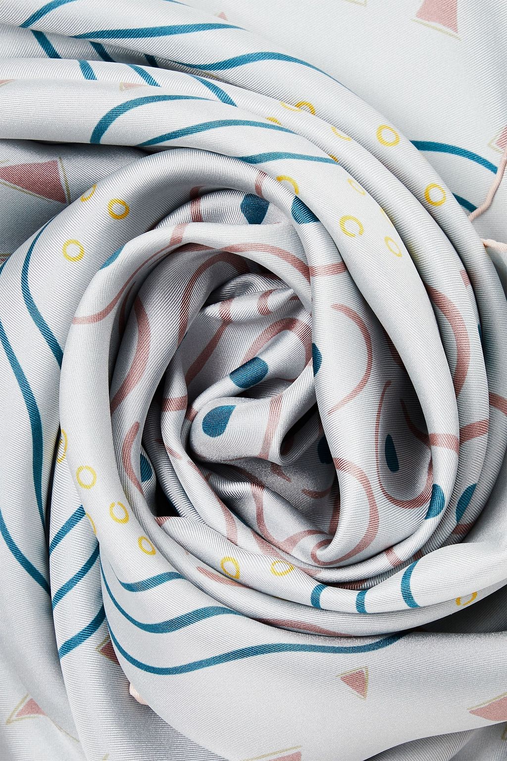 VALENTINO GARAVANI Printed silk-twill scarf