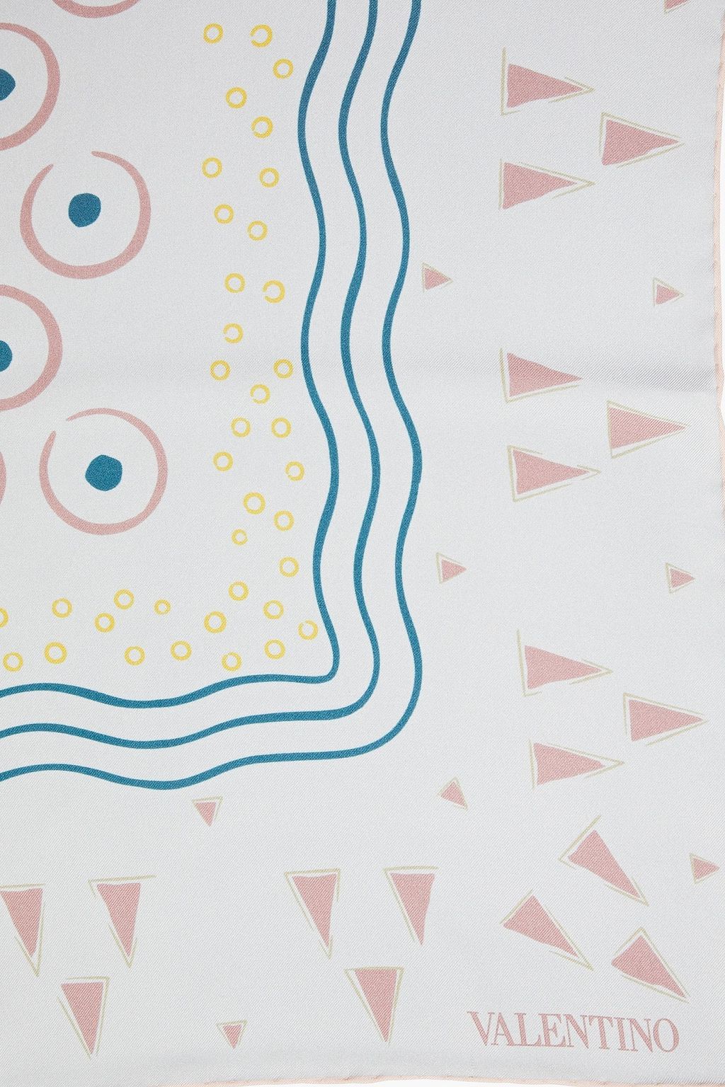 VALENTINO GARAVANI Printed silk-twill scarf