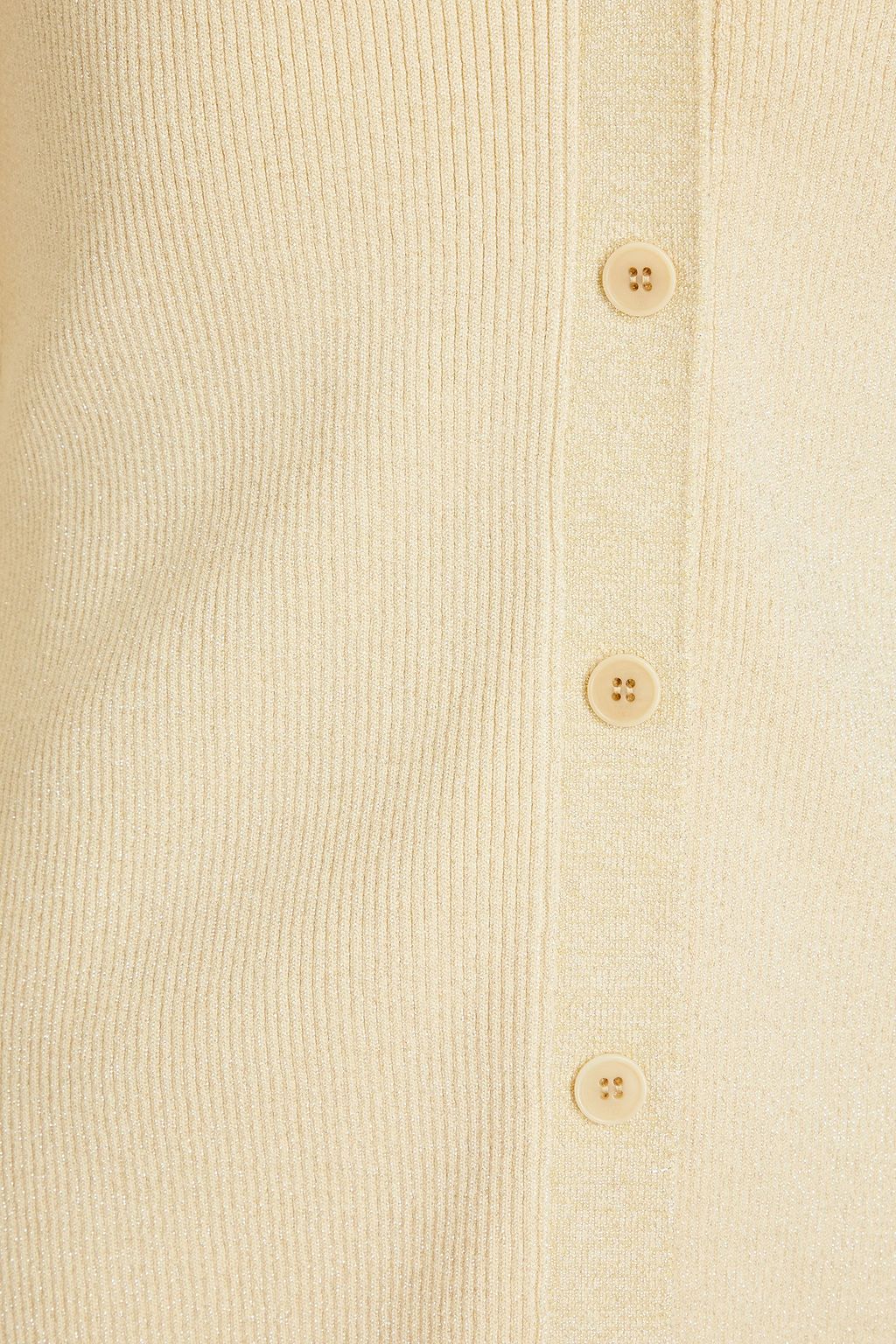 3.1 PHILLIP LIM Metallic ribbed-knit cardigan