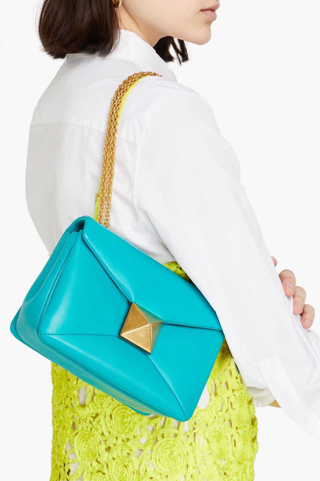VALENTINO GARAVANI One Stud quilted leather shoulder bag