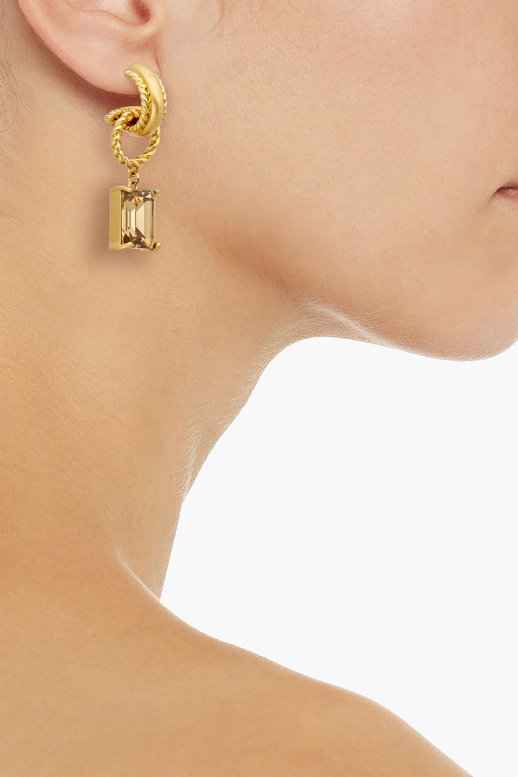 ZIMMERMANN Gold-tone crystal earrings