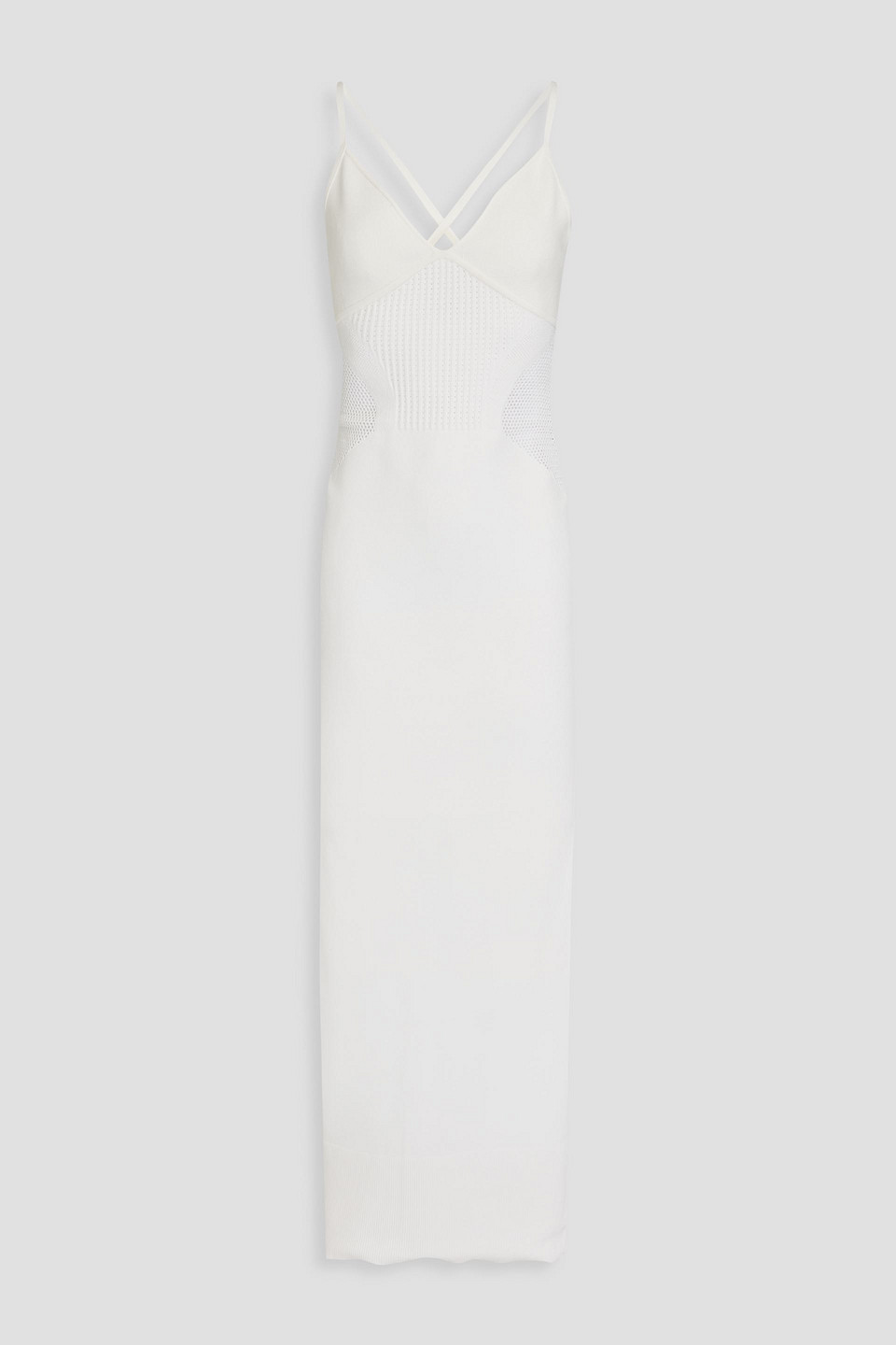 Hervé Léger Stretch-knit midi dress