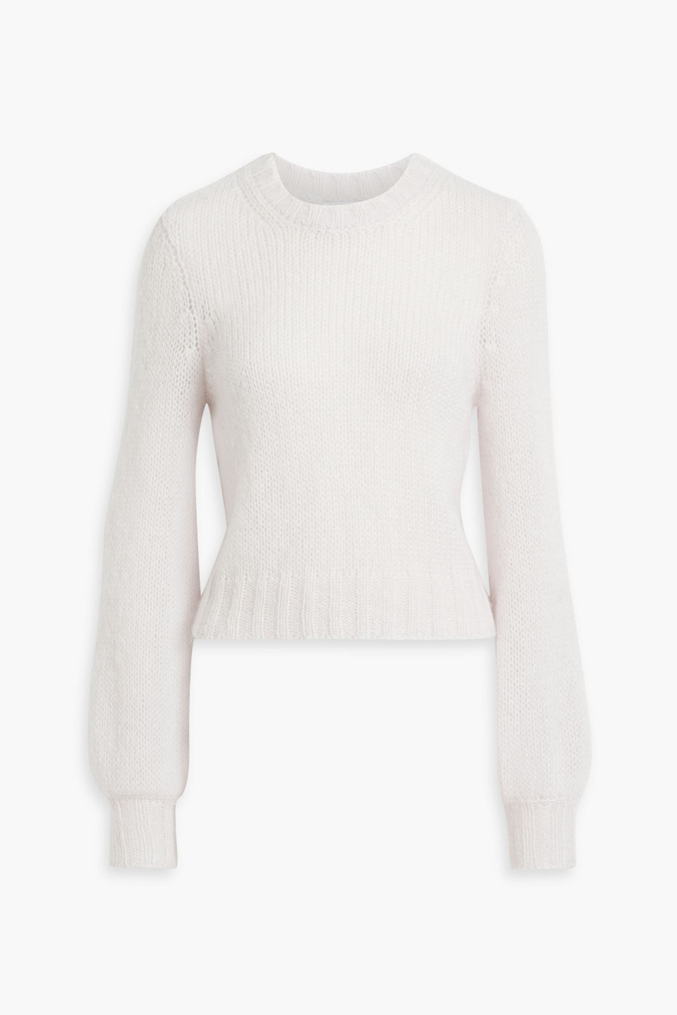 Iris & Ink Hailey Mohair-blend Jumper In Light Grey