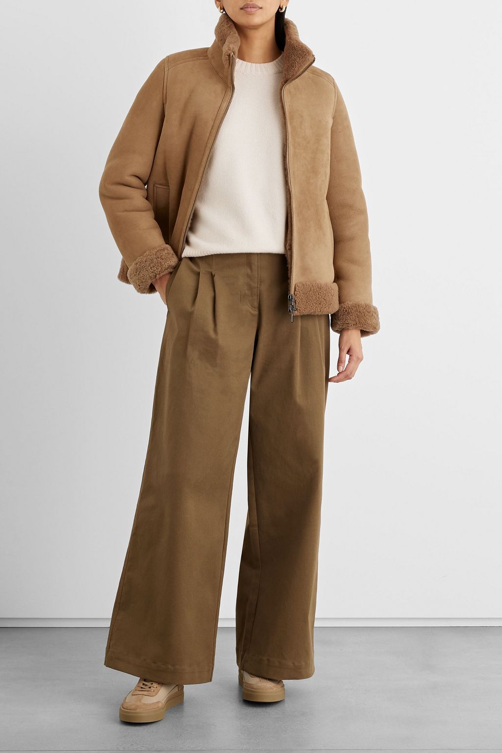 IRIS & INK Joanna shearling jacket