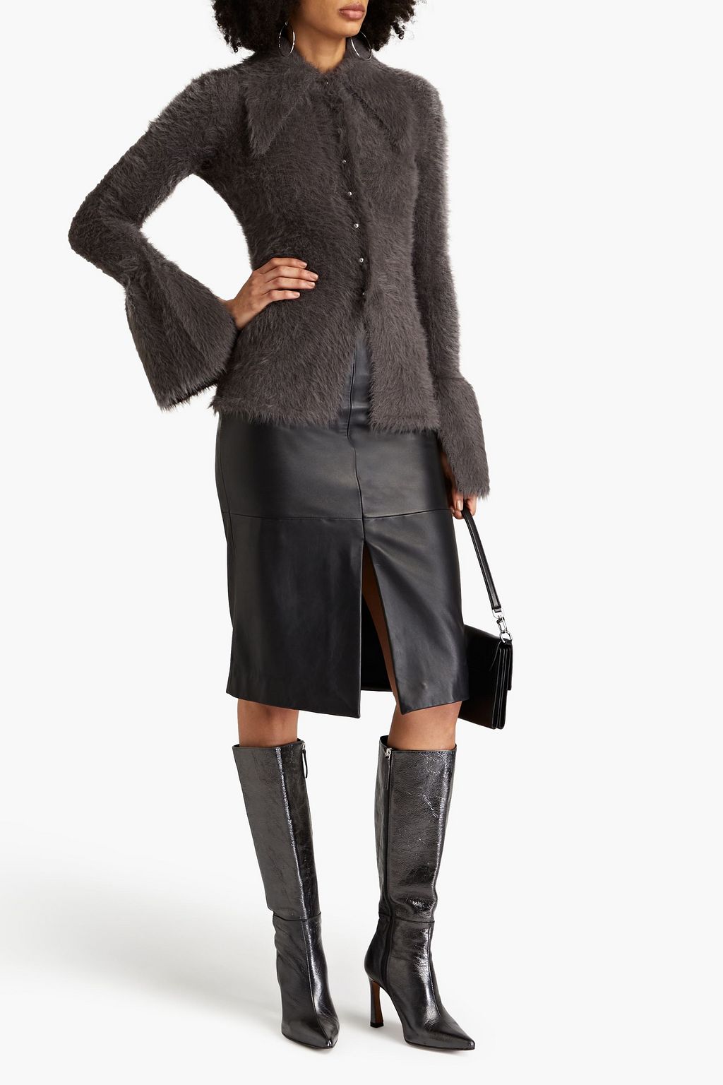 16ARLINGTON Faux fur shirt