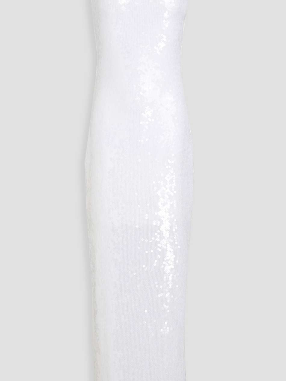 mira sequined stretch-mesh maxi dress