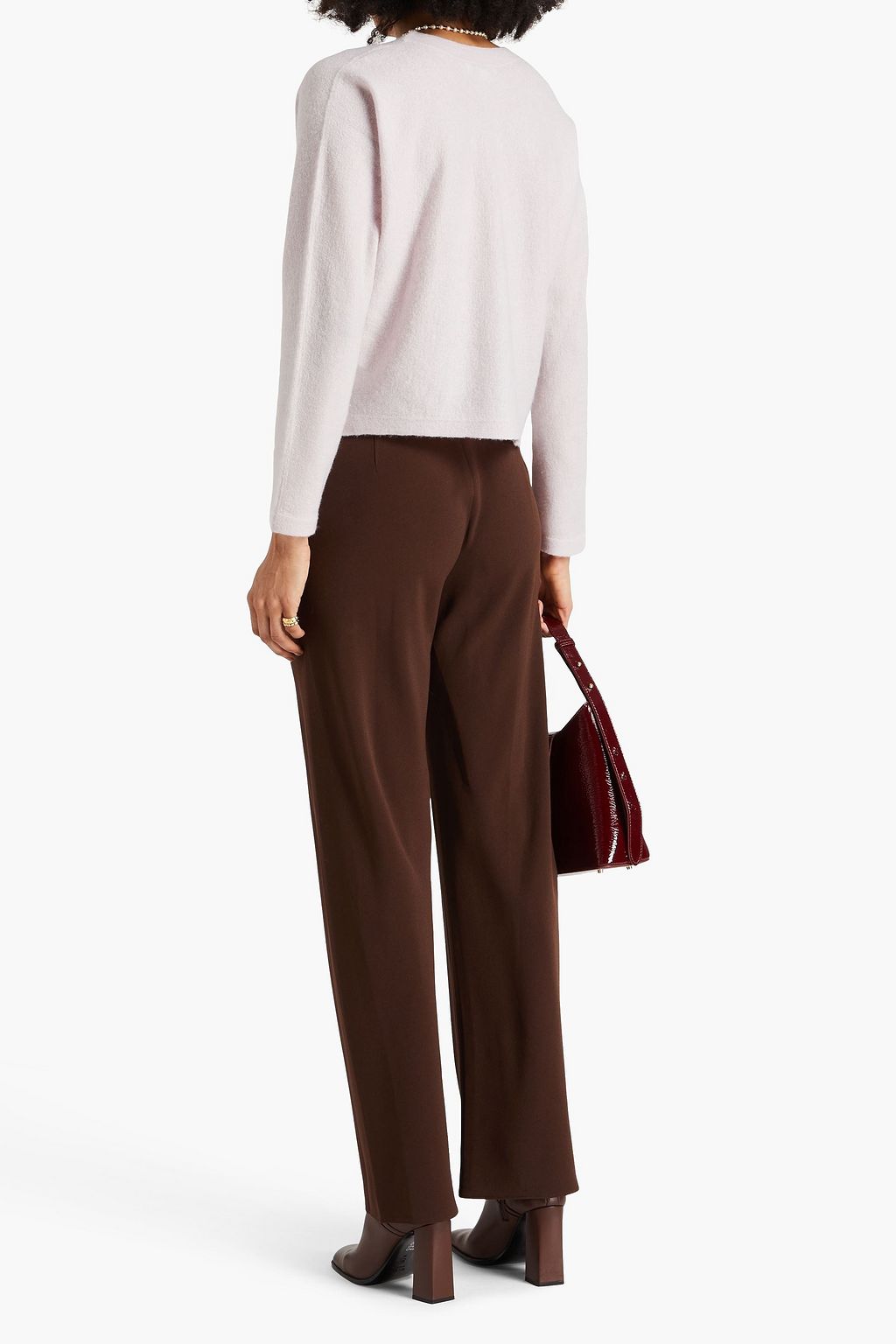 VINCE. Crepe straight-leg pants