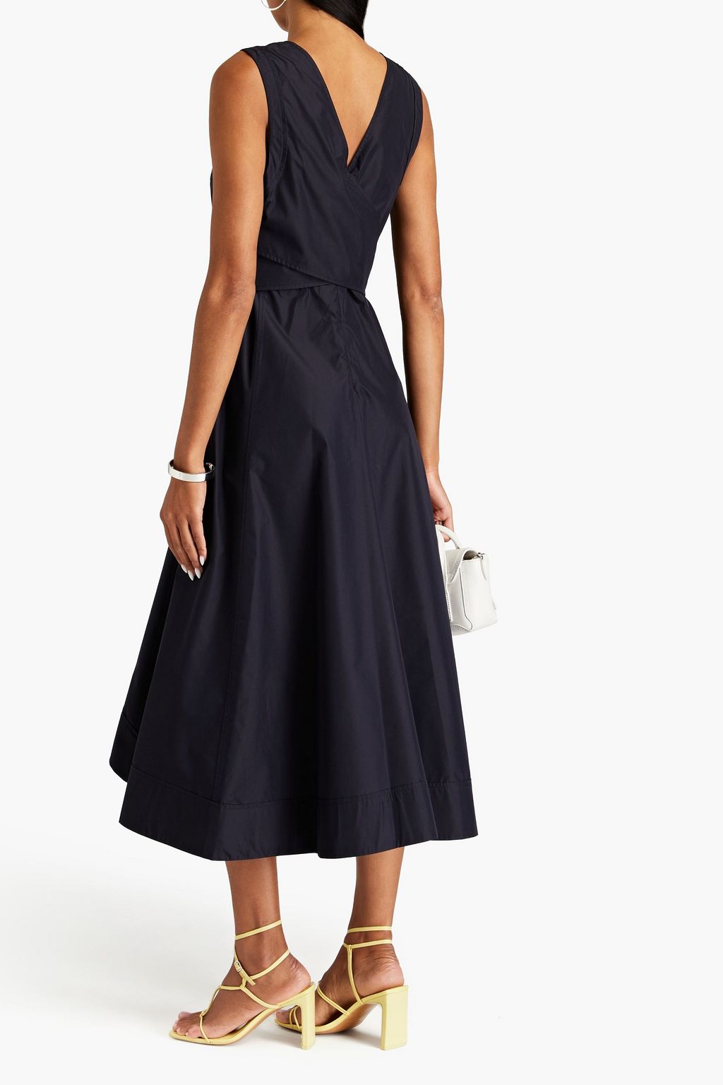 3.1 PHILLIP LIM Belted cotton-blend poplin midi dress