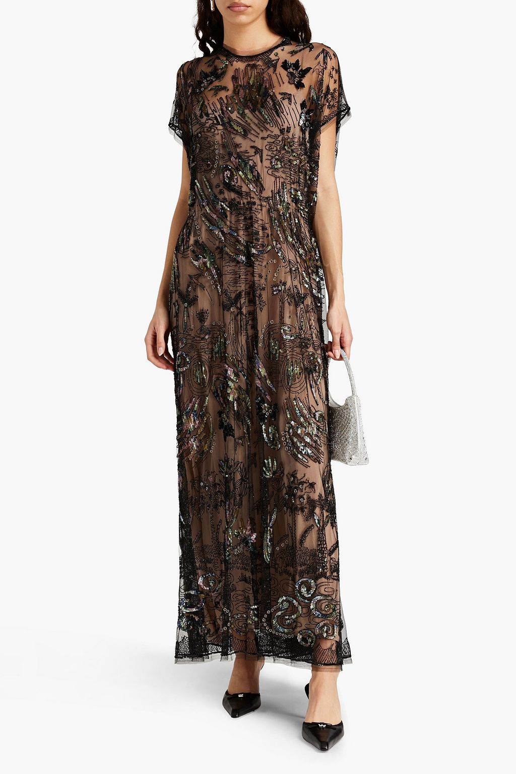 VALENTINO GARAVANI Embellished tulle gown