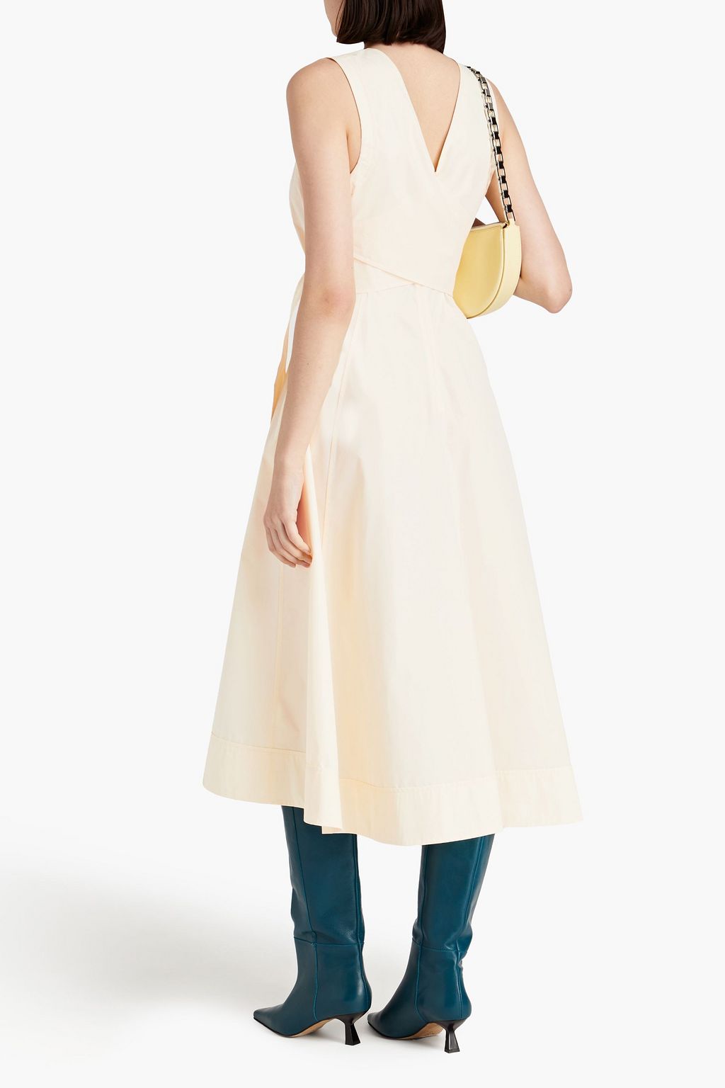 3.1 PHILLIP LIM Belted cotton-blend poplin midi dress