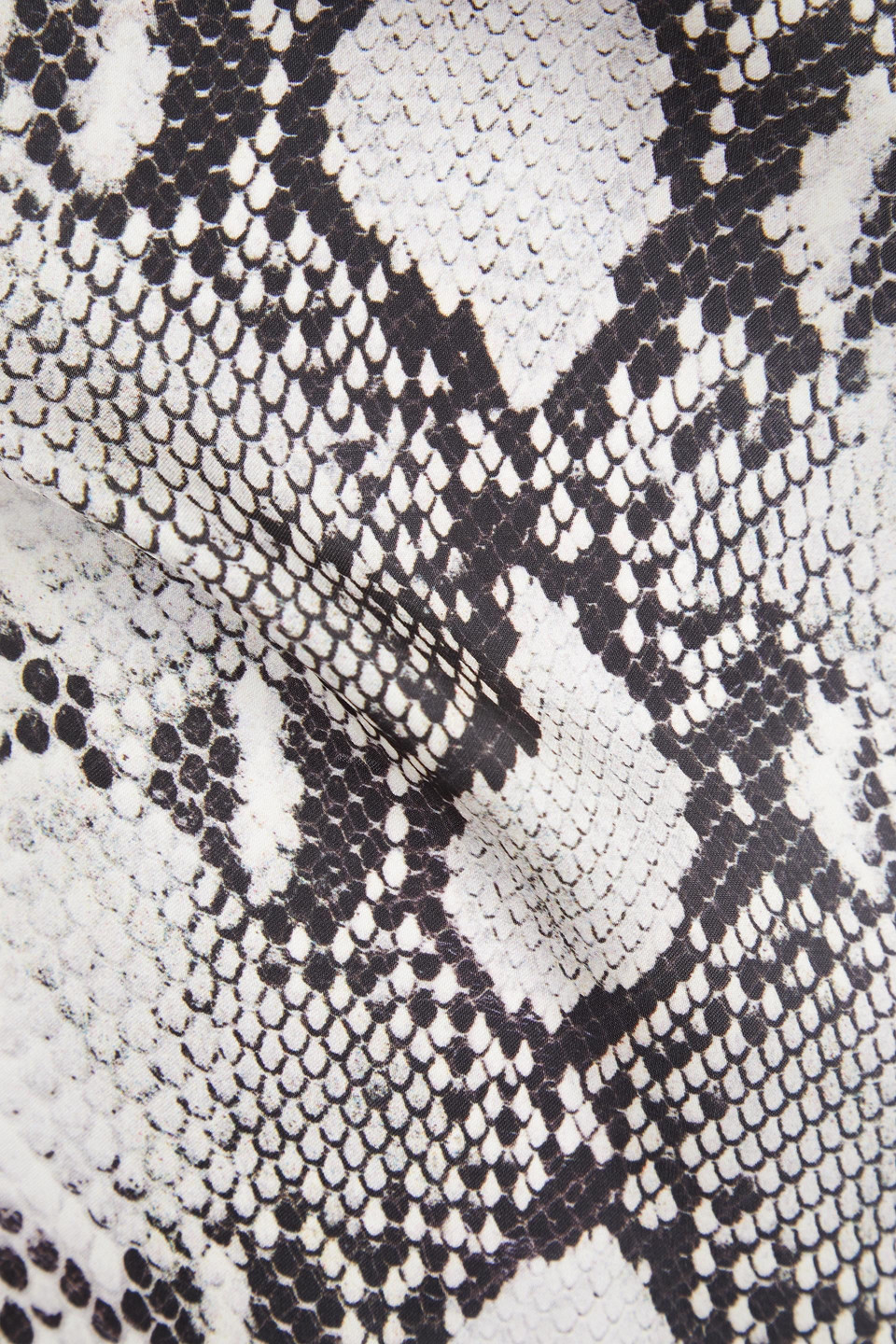 16arlington Snake-print Satin Gown In Animal Print