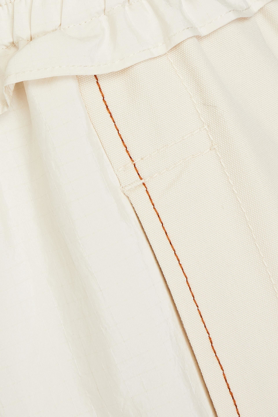 3.1 Phillip Lim Ripstop And Cotton-canvas Wide-leg Pants In Cream