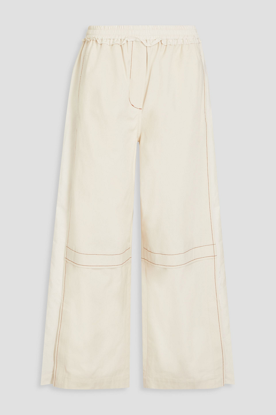 3.1 Phillip Lim Off-white Paneled Lounge Pants In Parchment Pa260