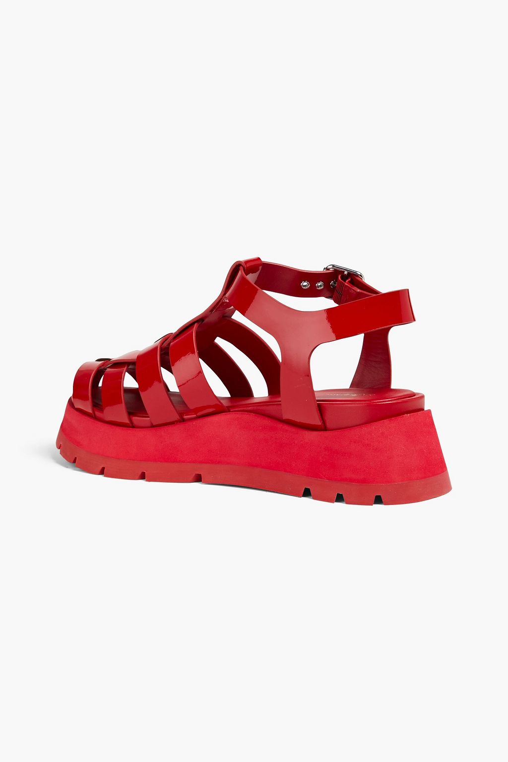 3.1 PHILLIP LIM صندل «كيت» مصنوع من الجلد اللامع