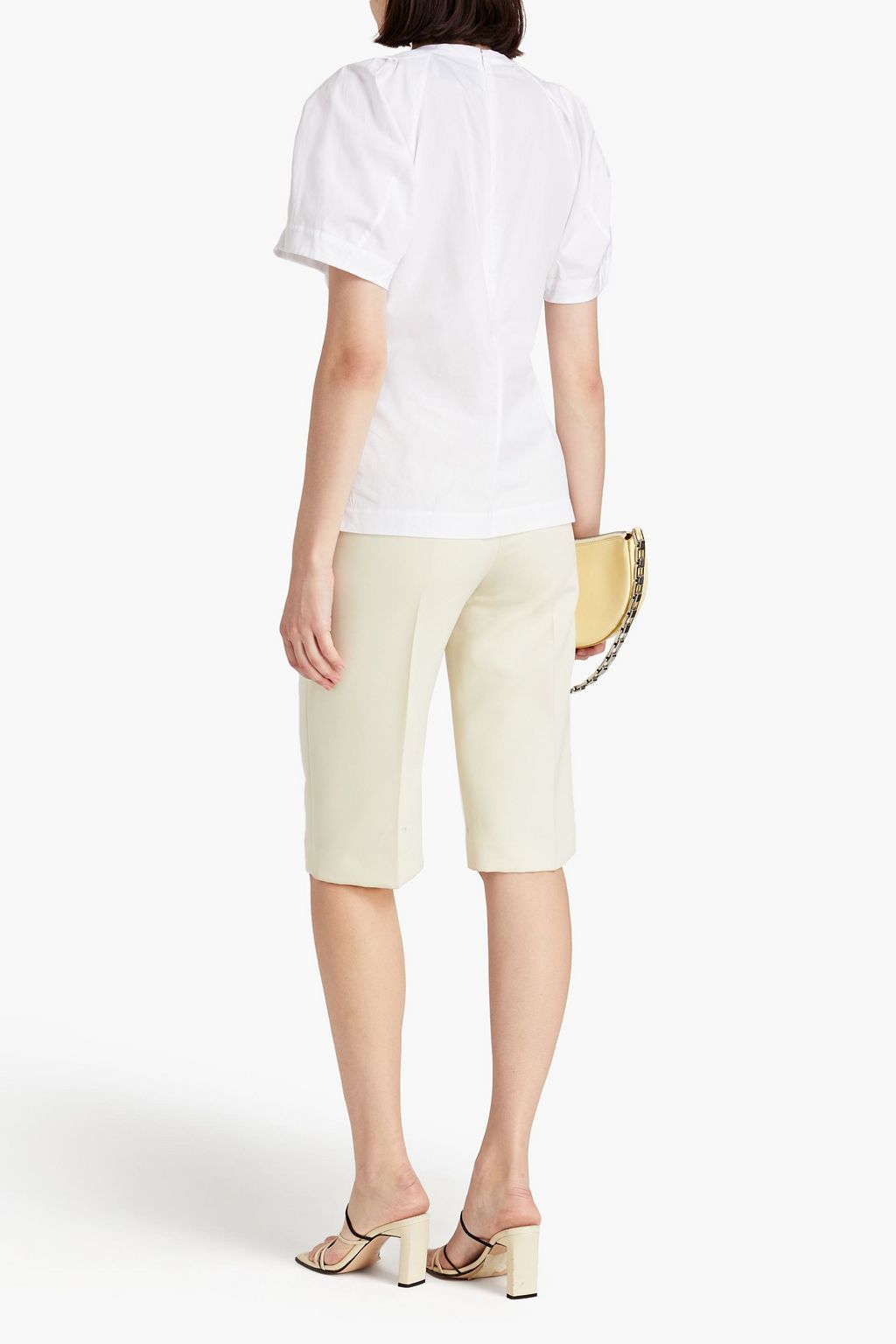 3.1 PHILLIP LIM 장식 디테일 코튼 포플린 탑