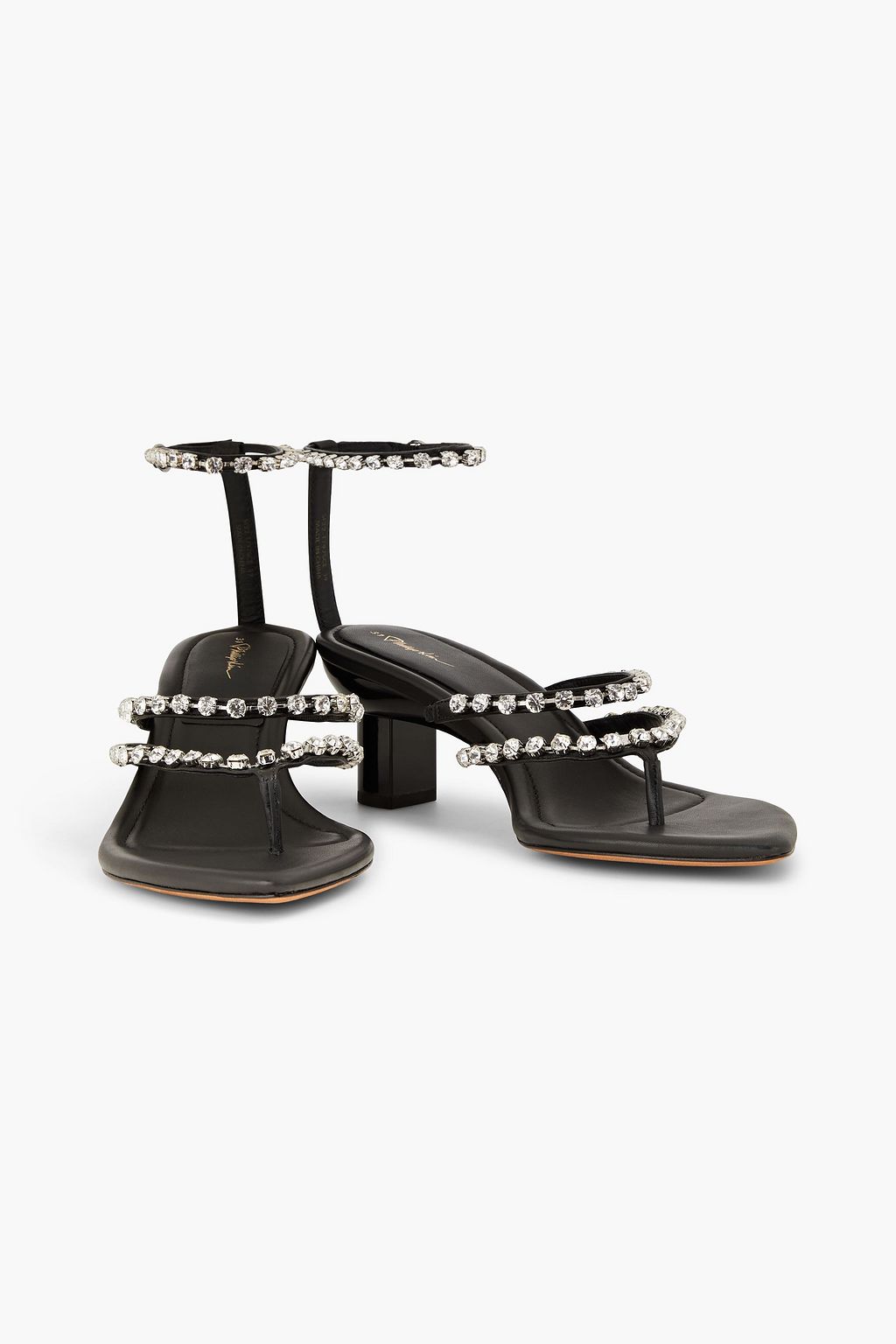 3.1 PHILLIP LIM 베로나 크리스털 장식 샌들