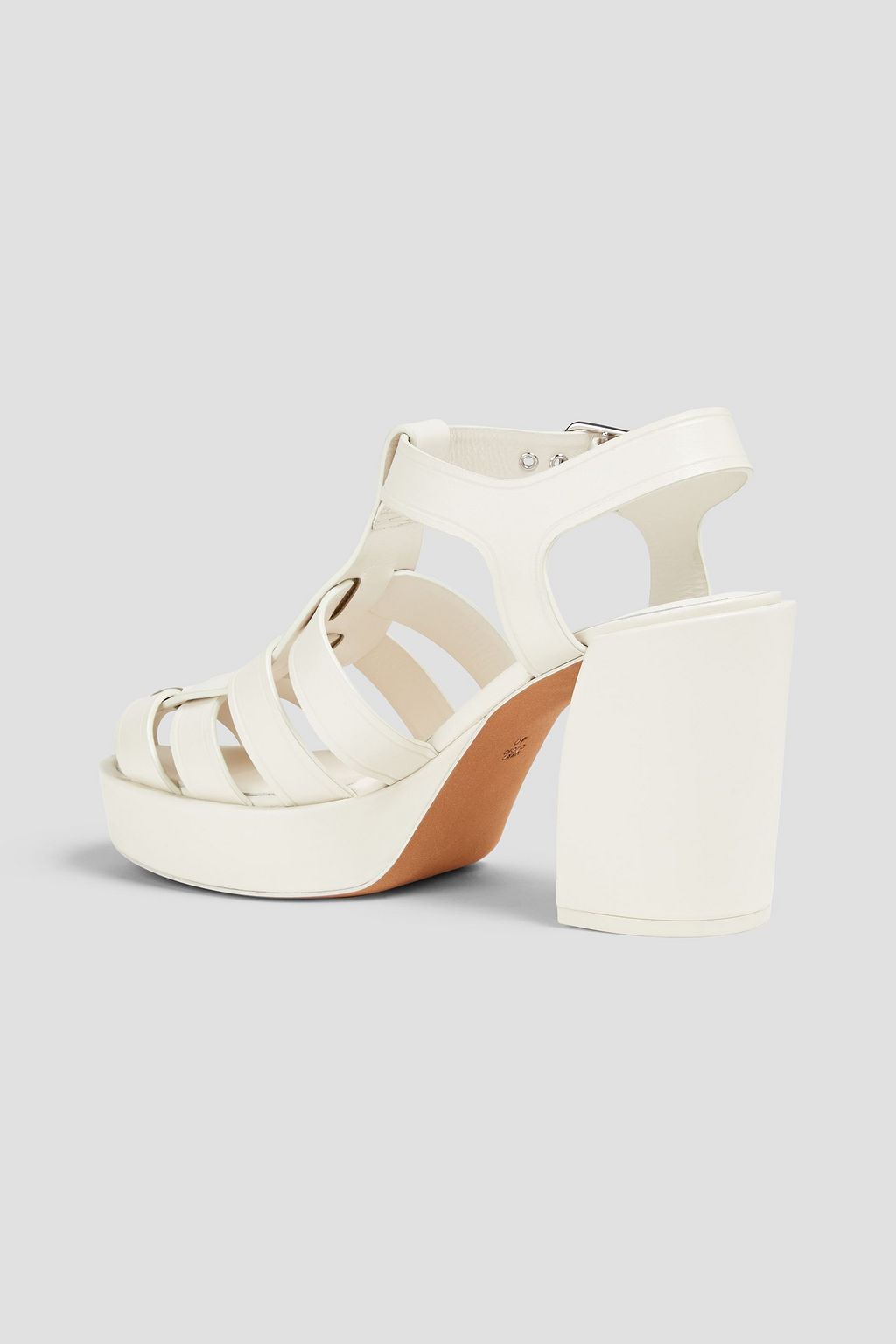 3.1 PHILLIP LIM صندل «ناومي» بنعل سميك مصنوع من الجلد