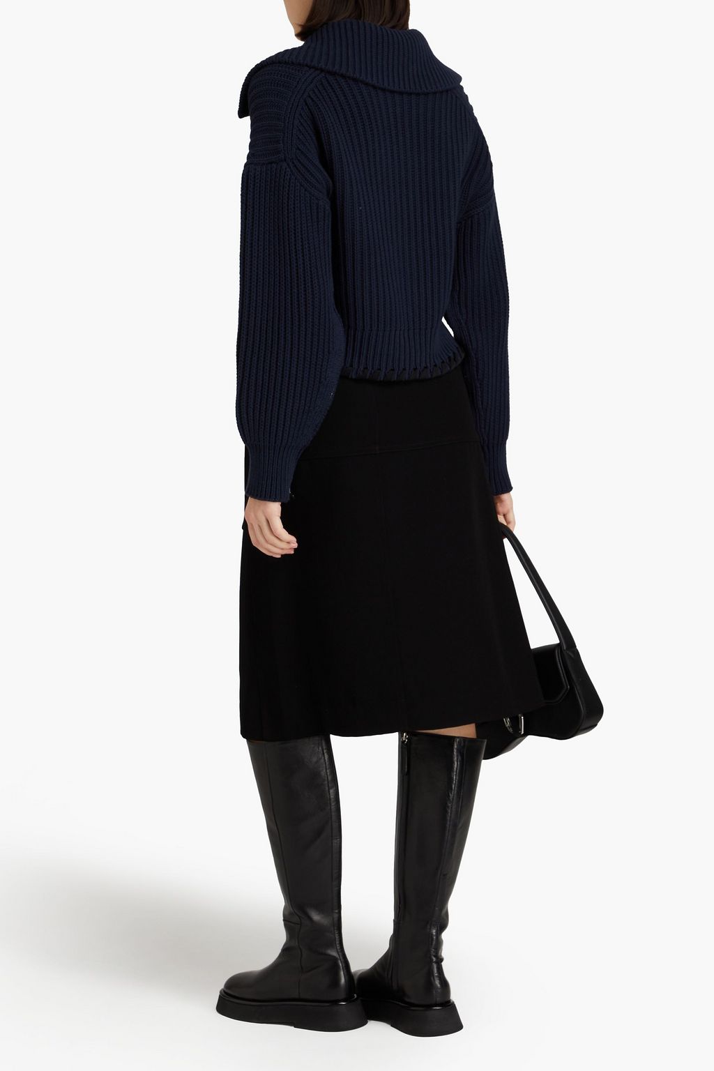 3.1 PHILLIP LIM Crepe midi wrap skirt