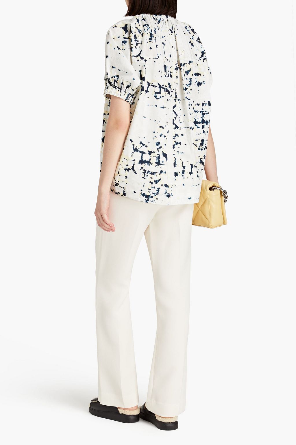 3.1 PHILLIP LIM Printed cotton-poplin top