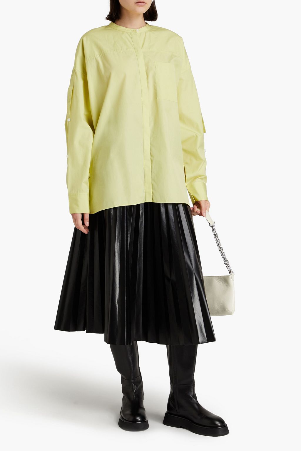 3.1 PHILLIP LIM Oversized cotton-poplin shirt