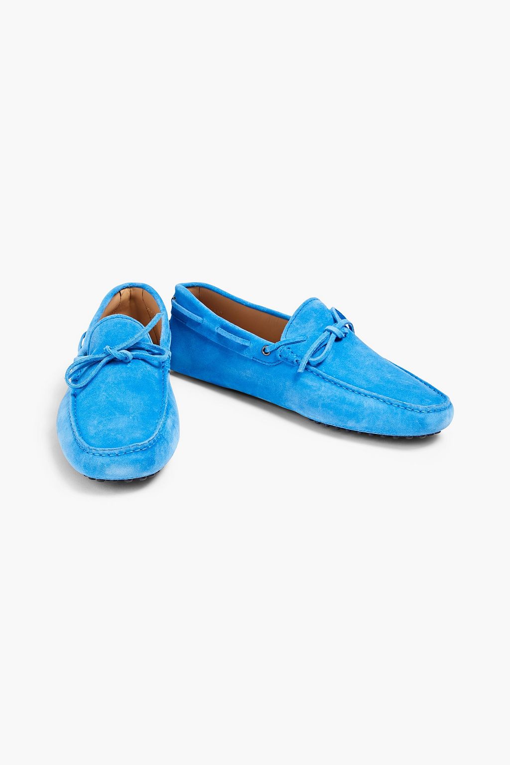TOD'S حذاء قيادة من الجلد السويدي