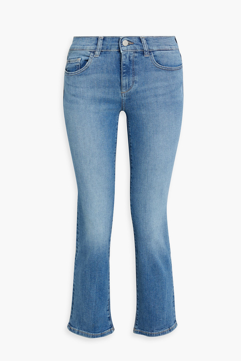 Mara cropped mid-rise slim-leg jeans