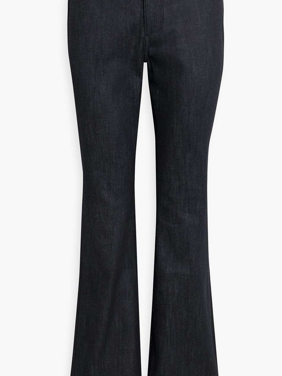 bridge high-rise bootcut jeans