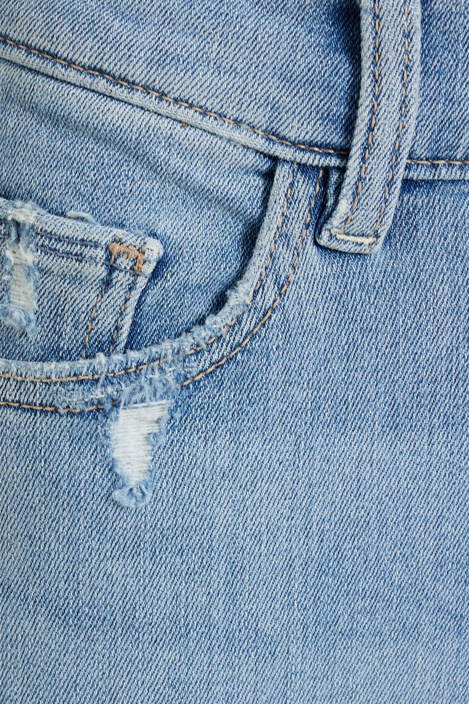 Dl1961 Bridget Distressed High-rise Bootcut Jeans In Light Denim