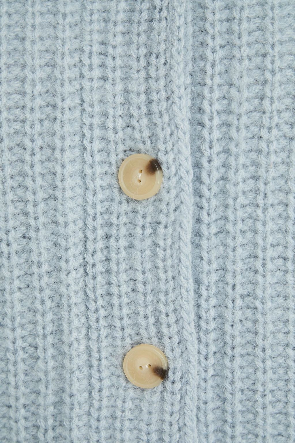 VINCE. Cardigan aus einer gerippten Wollmischung