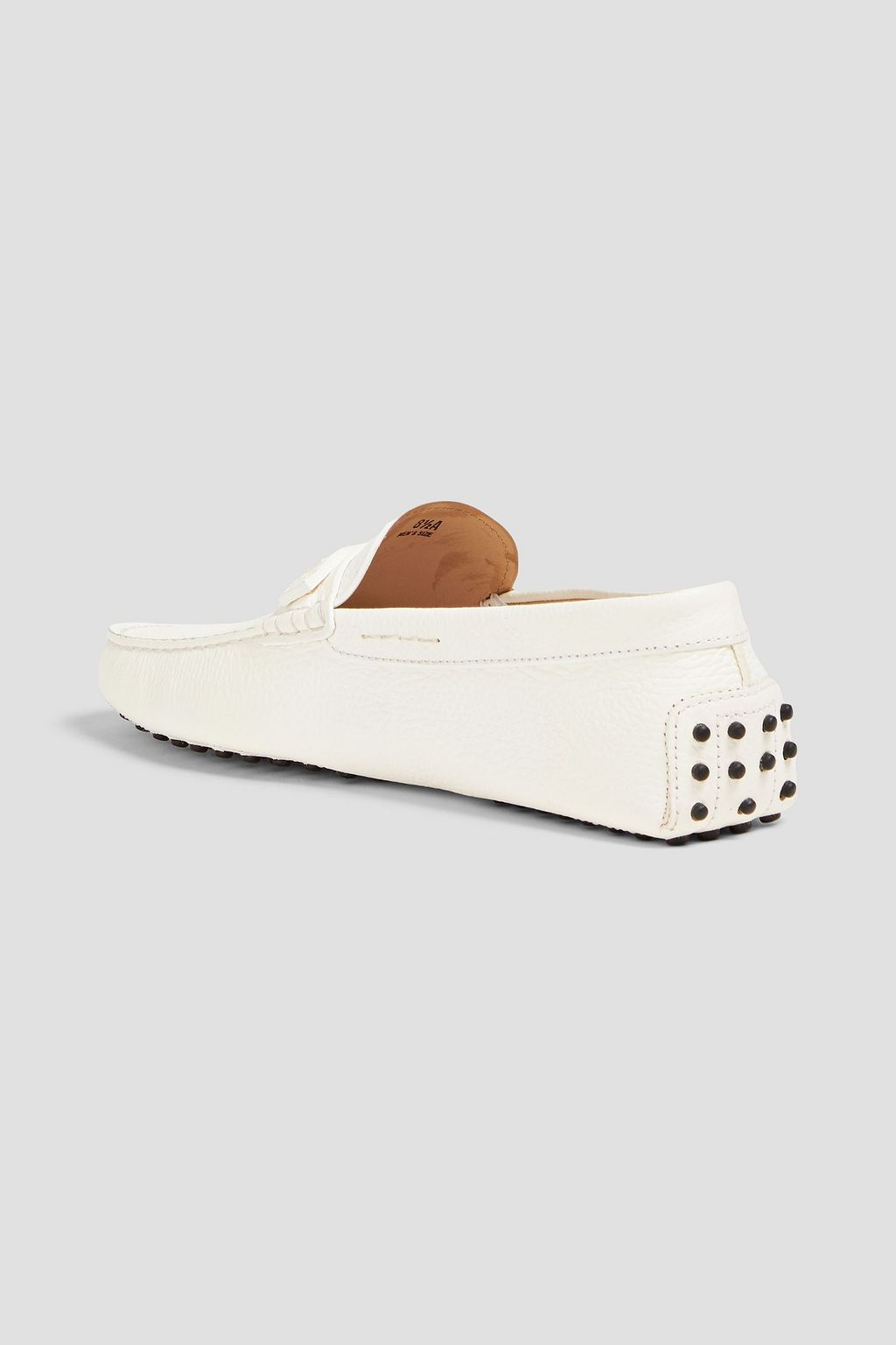TOD'S Pebbled-leather driving shoes