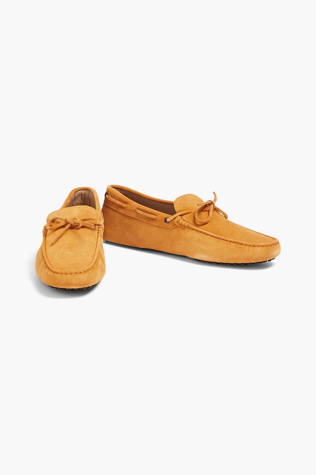 TOD'S حذاء قيادة من الجلد السويدي