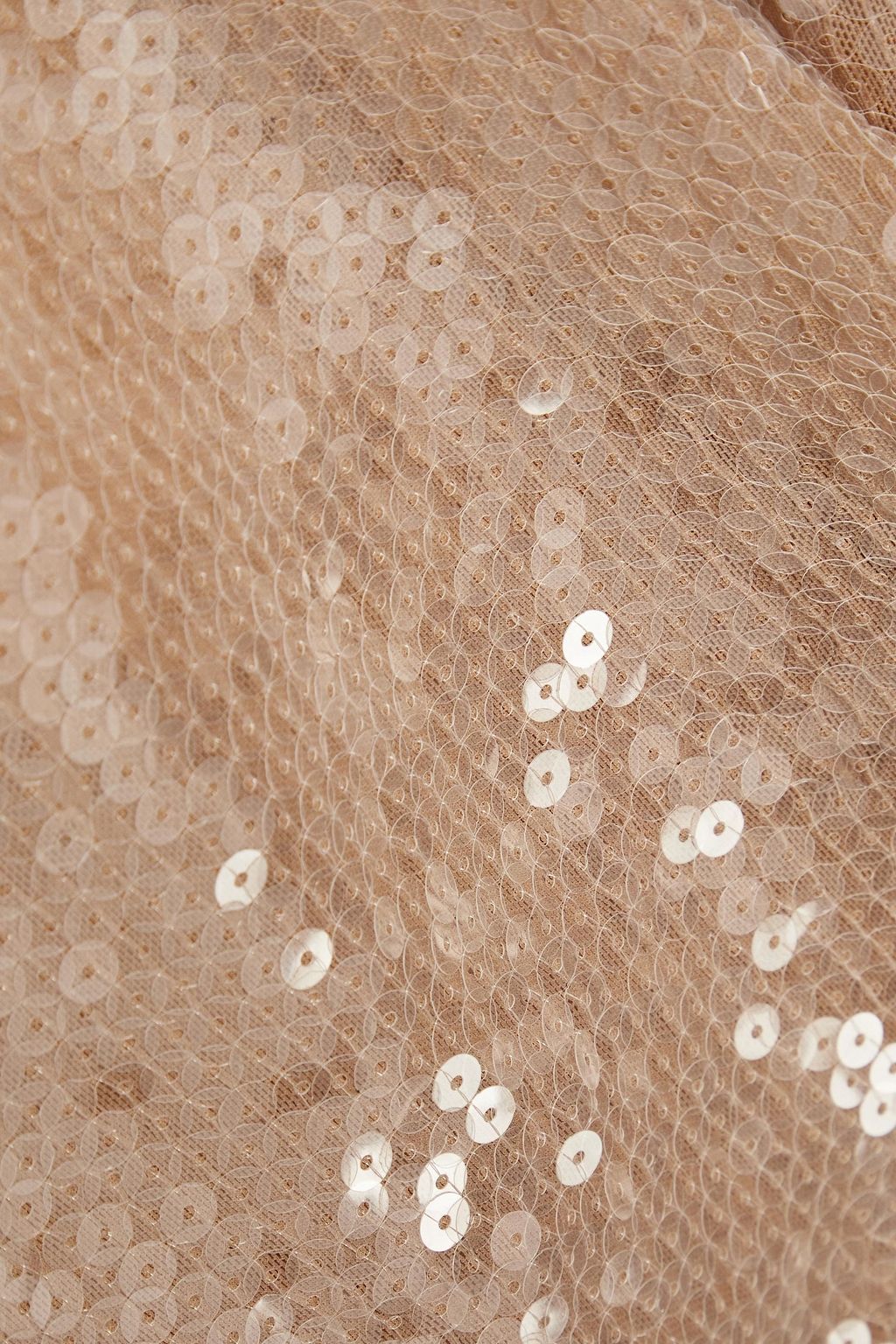 16ARLINGTON Koro sequined mesh flared pants